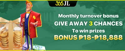 OK Fun monthly turnover bonus promotion featuring prizes up to ₱18,888